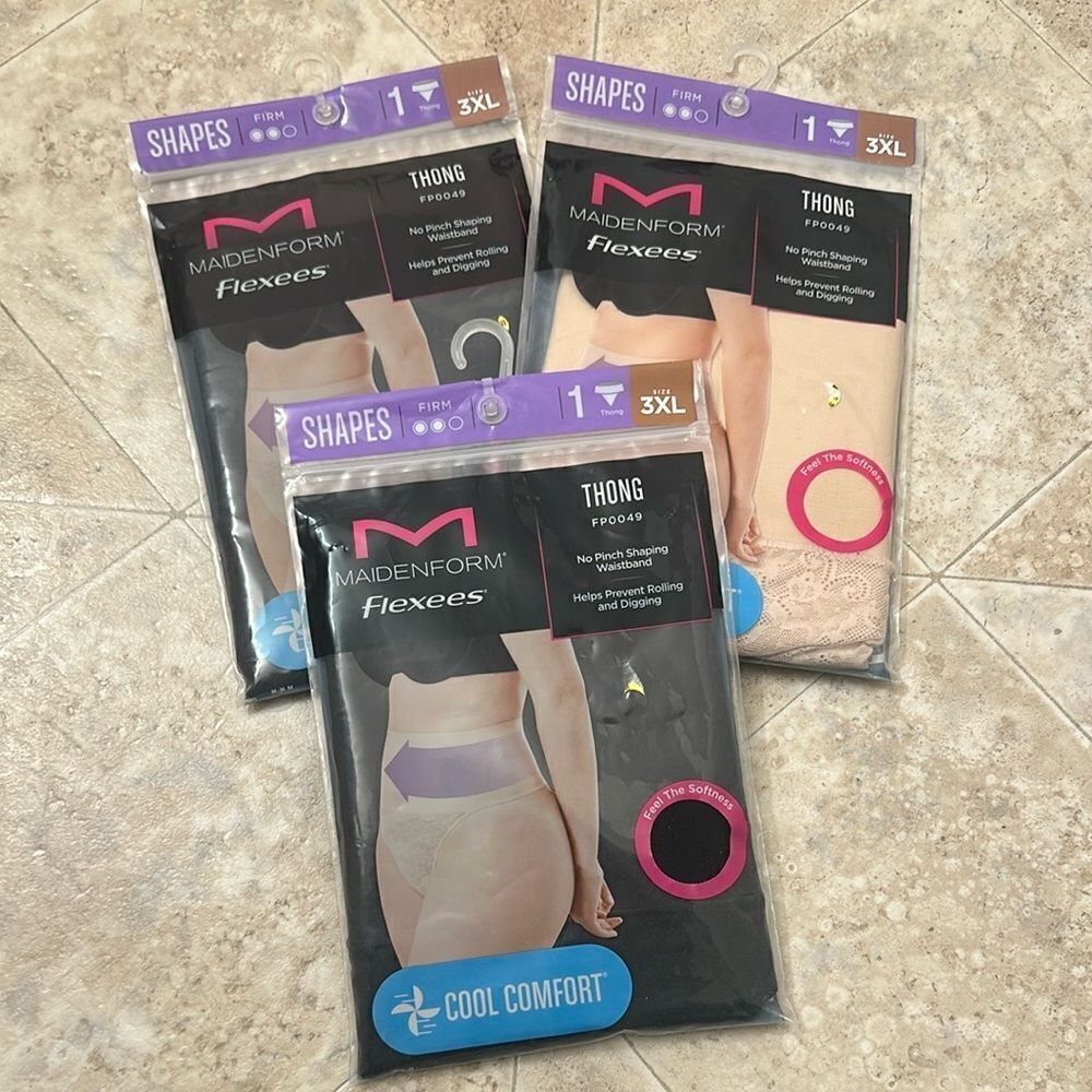 Maidenform Flexees Thong Shapewear Set